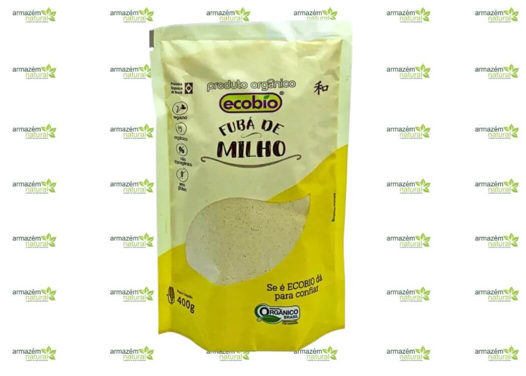 FUBÁ DE MILHO ORGÂNICO ECOBIO 400G