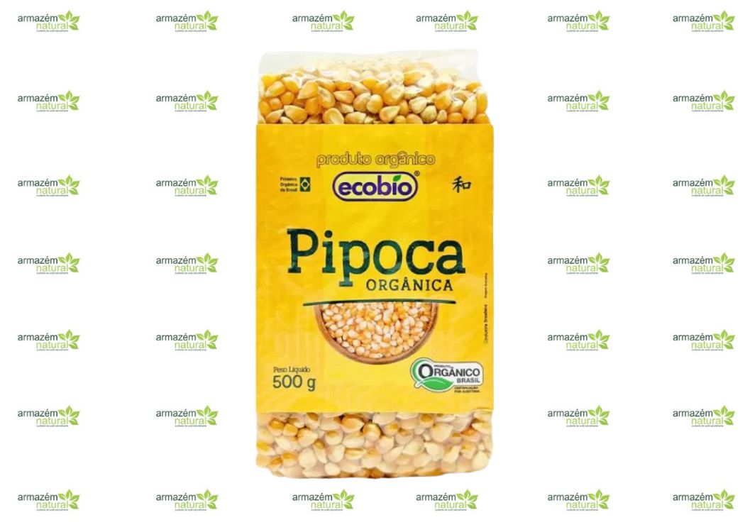 MILHO DE PIPOCA ORGÂNICO ECOBIO 500G